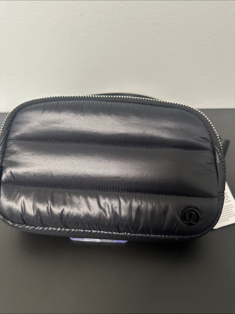 NWT Lululemon Black Quilted Everywhere Belt Bag “Wunder Puff” - Picture 3 of 11